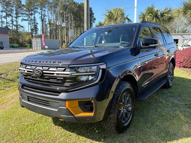 2026 Ford Expedition Tremor in Dark Matter Gray Metallic — front three-quarter view