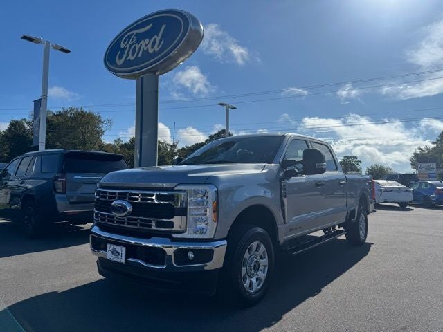 2024 Ford F-250SD XLT in Silver Metallic — front three-quarter view
