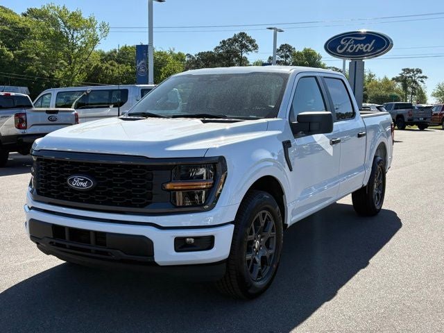 2026 Ford F-150 STX in Oxford White — front three-quarter view