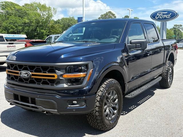 2026 Ford F-150 Tremor in Antimatter Blue Metallic — front three-quarter view