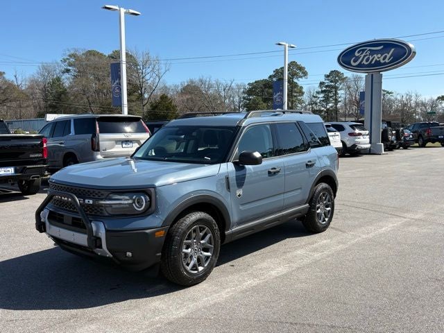 2026 Ford Bronco Sport Big Bend in Azure Gray Metallic Tri-Coat — front three-quarter view