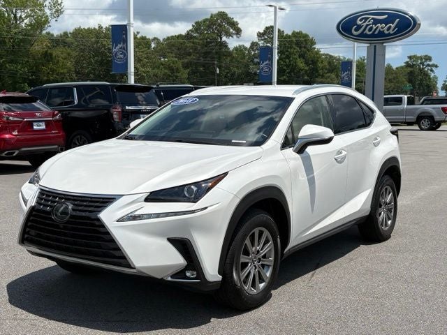 2018 Lexus NX 300 Base in White Pearl — front three-quarter view