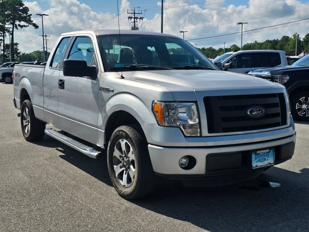 2012 Ford F-150 STX in Silver — front three-quarter view
