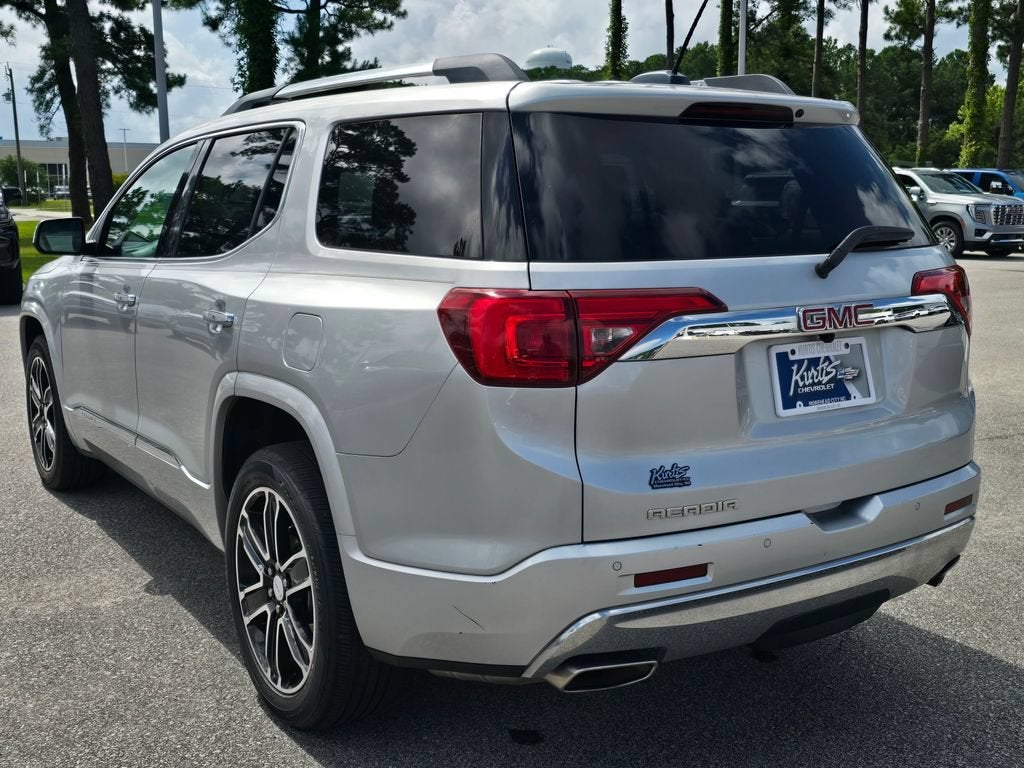 2017 GMC Acadia — rear three-quarter view