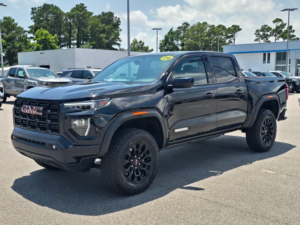2026 GMC Canyon Elevation in Onyx Black — front three-quarter view