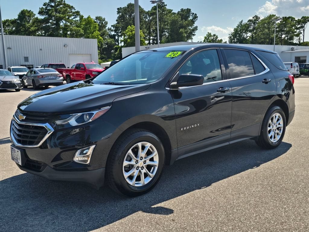 2020 Chevrolet Equinox LT in Mosaic Black Metallic — front three-quarter view