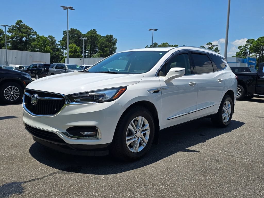 2019 Buick Enclave Essence in (Includes Pitch Dark Night Lower Exterior Accent Color. — front three-quarter view